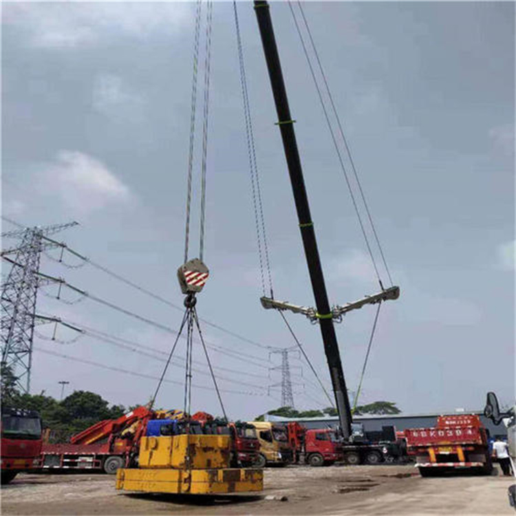 抱由镇风电设备吊装